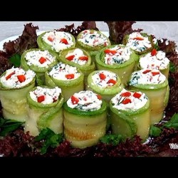 Вкусно - РУЛЕТИКИ из Кабачков с Творогом и Зеленью КАБАЧКИ Рецепты