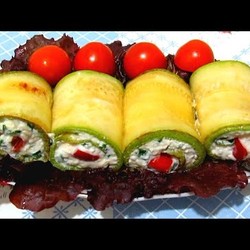 Вкусно - #РУЛЕТИКИ из Кабачков с Сыром и Чесноком #КАБАЧКИ Рецепт