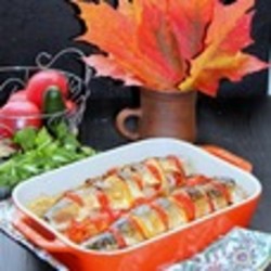 Запеченная скумбрия "Краски осени"