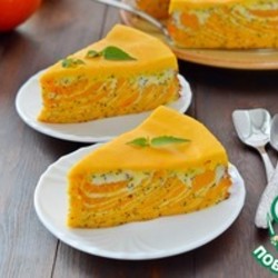 Творожно-тыквенная запеканка с маком