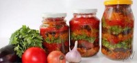Баклажаны на зиму в медовом маринаде