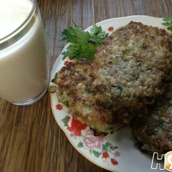 Капустно-рисовые оладьи