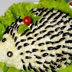 Салат "Ежик"