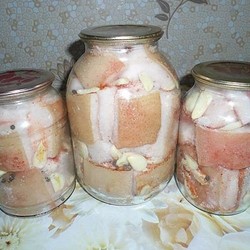 Очень вкусное сало