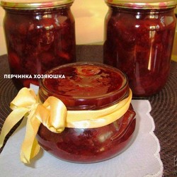 Клубничное варенье с бананом