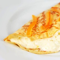 Блины с апельсиновым суфле