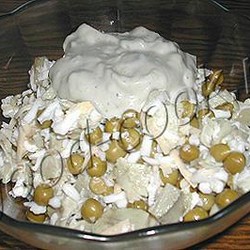 Салат куриный "Цыпочка"