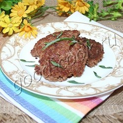 Котлеты из куриных желудков