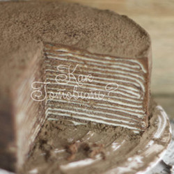 Шоколадный торт из блинов с Амаретто