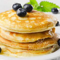 Оладьи на сливках