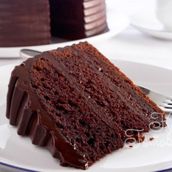 Двойной шоколадный торт