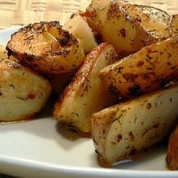 Картофель, запеченный с кожурой