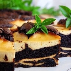 Шоколадно-банановый тортик