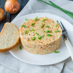 С сардинами,рисом и овощами