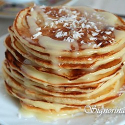 Пышные блины на йогурте