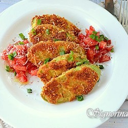 Отбивные из кабачков 