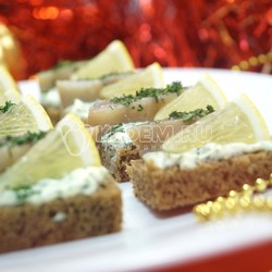 Бутерброды с селёдкой