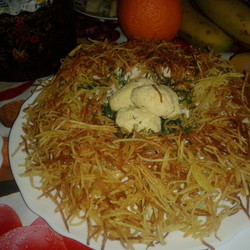 Салат "Гнездо глухаря"