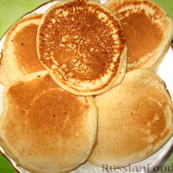 Оладьи на воде (скороспелые)