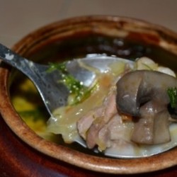 Щи по-боярски co сметаной