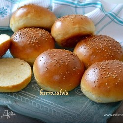 Домашние булочки для гамбургеров 