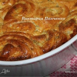 Пирог "Сырные булочки"