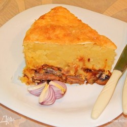 Свиной язык под картофельной шубой