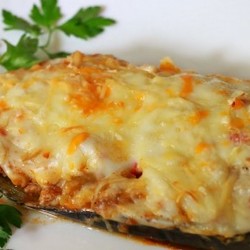 Фаршированные Баклажаны запеченные в духовке