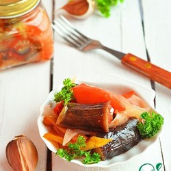 баклажаны с овощами