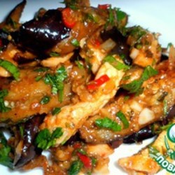баклажаны с куриной грудкой