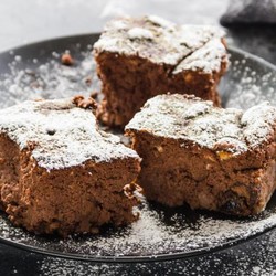 Нежная шоколадно-рисовая запеканка