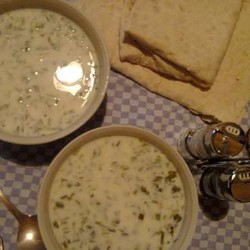 Довга - суп из зелени на кефире