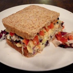 Überfülltes Sandwich