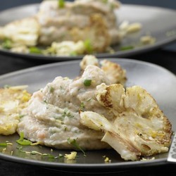 Gebratene Blumenkohlscheiben