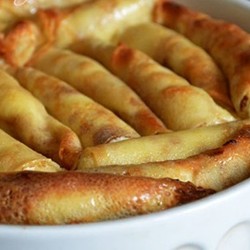 БЛИНЧИКИ С ТВОРОГОМ БЕЗ МУКИ