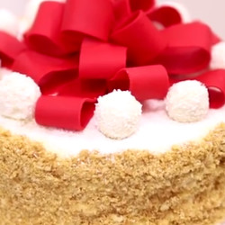 Новогодний ТОРТ НАПОЛЕОН РАФАЭЛЛО