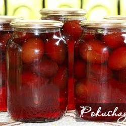 Компот из сливы на зиму ,  без стерилизации 