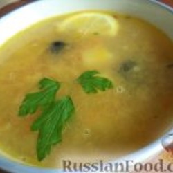 Простой суп из чечевицы