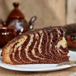 Пирог "Зебра"