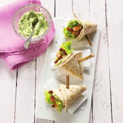 Mini-Burritos mit Hähnchen