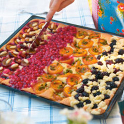 Vierländer Obstkuchen vom Blech