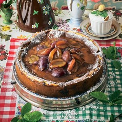 Zwetschgen-Käsekuchen