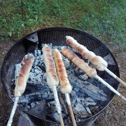 Hefeteig für Pizza, Stockbrot