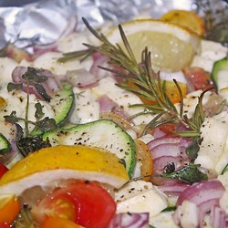 Mediterranes Grillgemüse mit Schafskäse