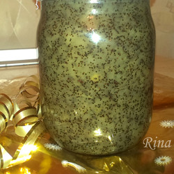 Грушевое варенье с маком