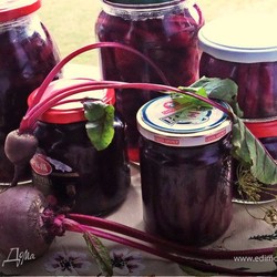 Маринование свекольных стебельков