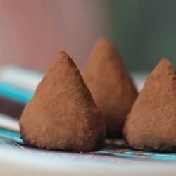 Шоколадные трюфели с орехом