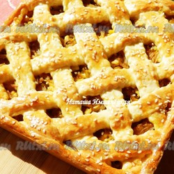 Пирог с капустой на сметане