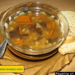 Суп грибной. Из сушёных грибов