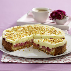 Rhabarber-Creme-Torte